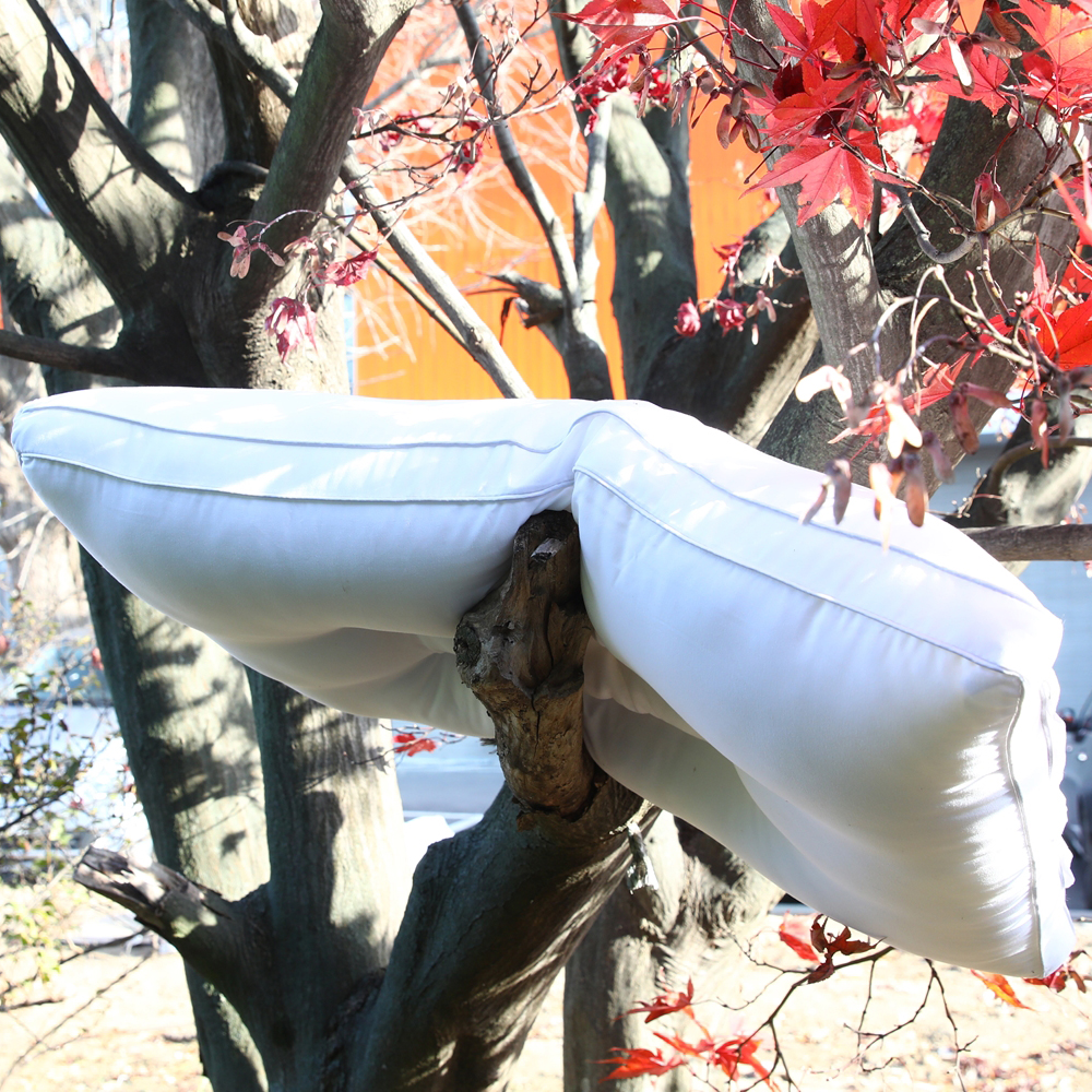 로우 필로우 50x70 호텔 식 편안한 낮은 베개 솜 40x60cm 세탁 가능