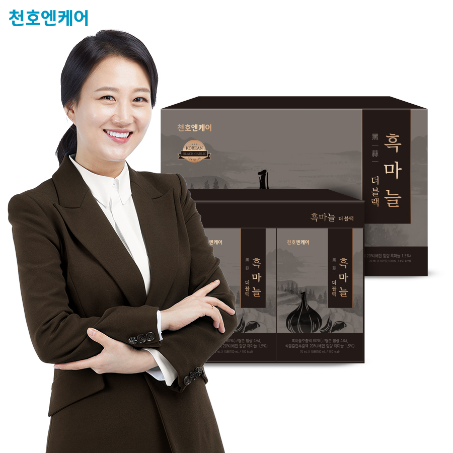 진액 흑마늘 즙 효능 흙마늘 더블랙 원기회복 기력보충 천호식품 천호엔케어 30포 - 상세 이미지 2