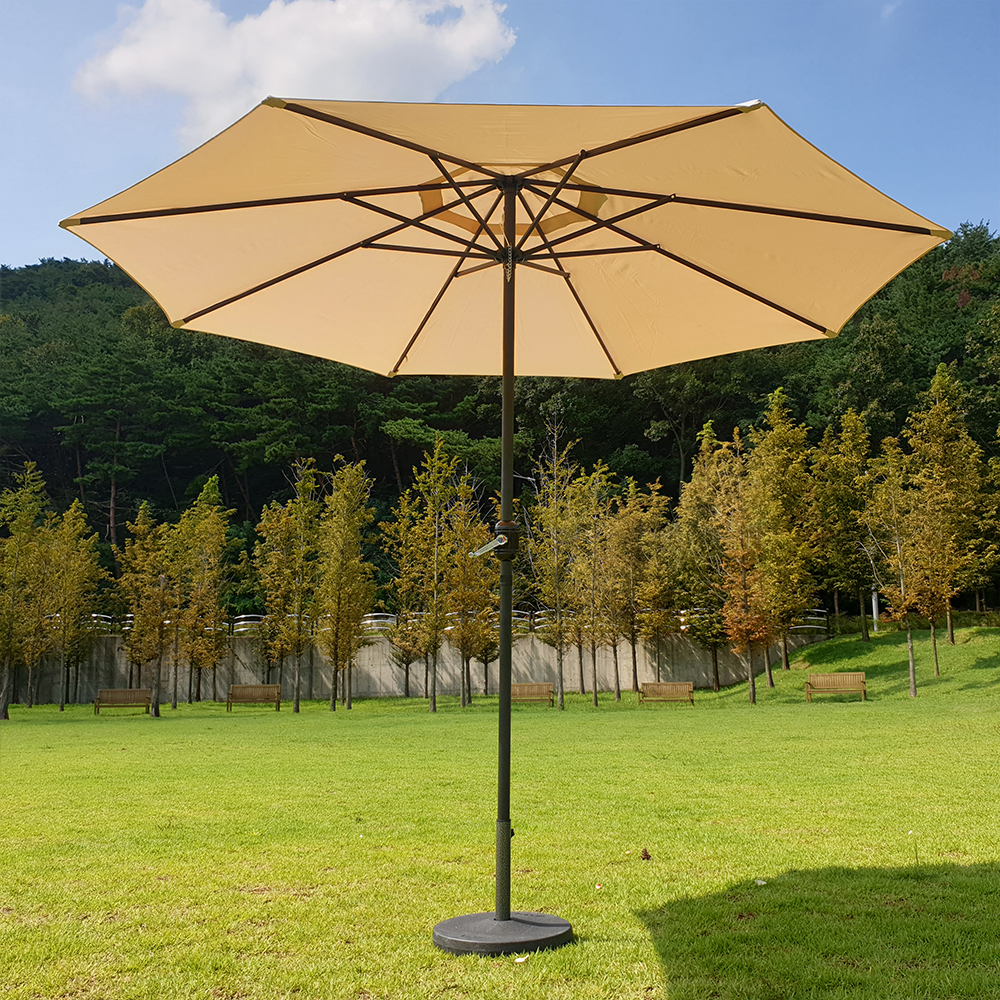 모벵스턴 대형 8각 클랭크 파라솔 돌림형 폴딩파라솔 캠핑 비치 천막 그늘막 - 상세 이미지 4