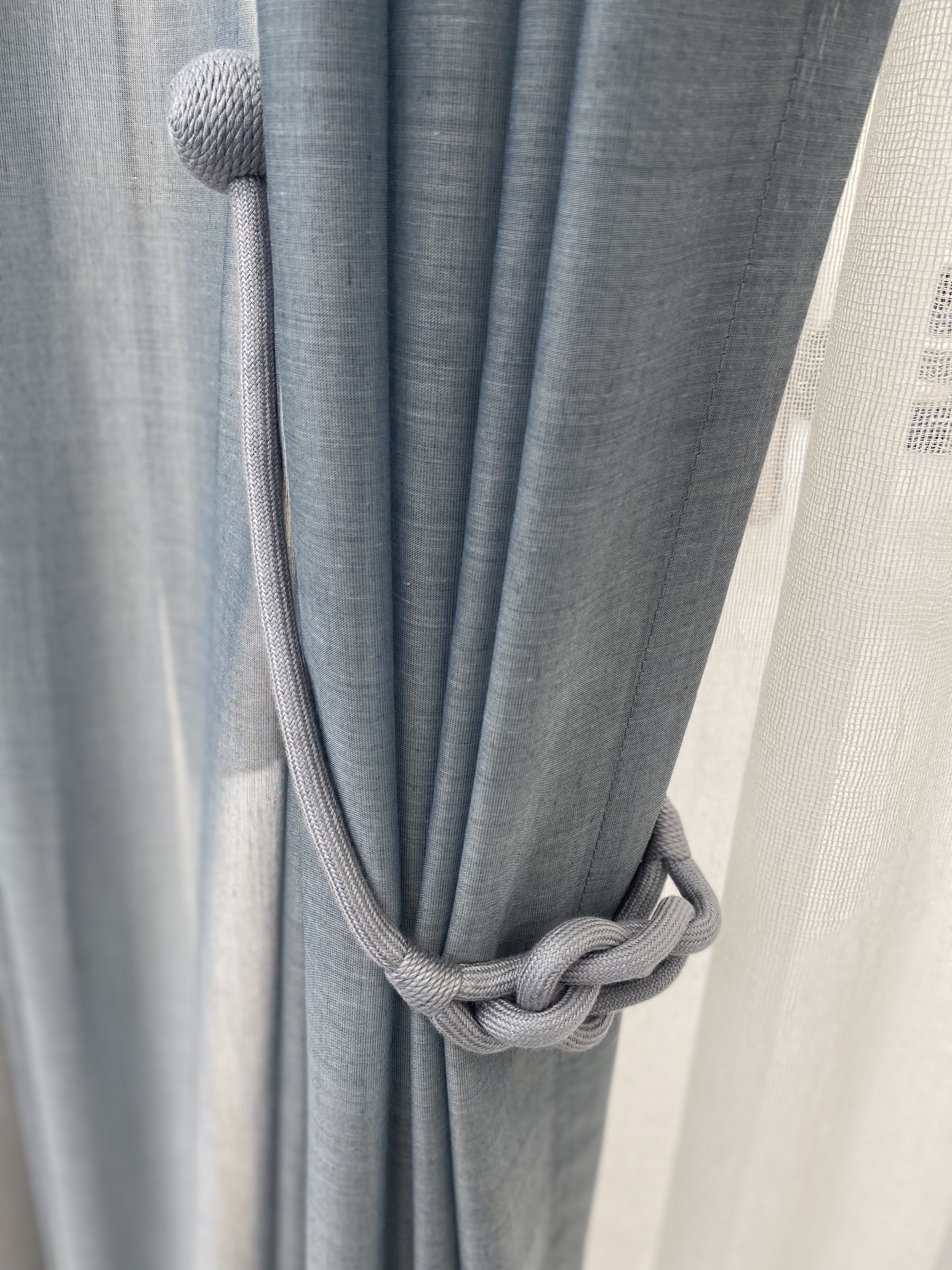 코지앳홈샵 - 매듭꼬임 자석 커튼타이백(3종컬러)1개