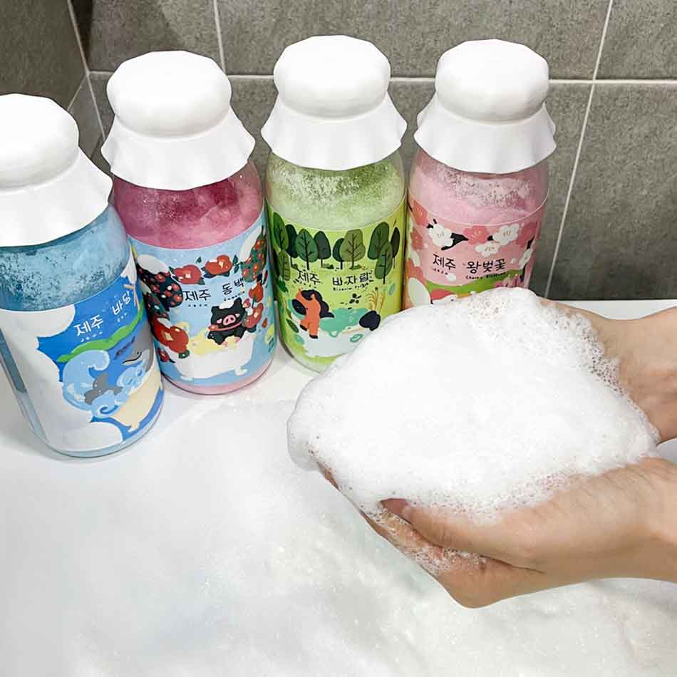 제주담은 유아입욕제 거품입욕제 아기거품목욕 가루