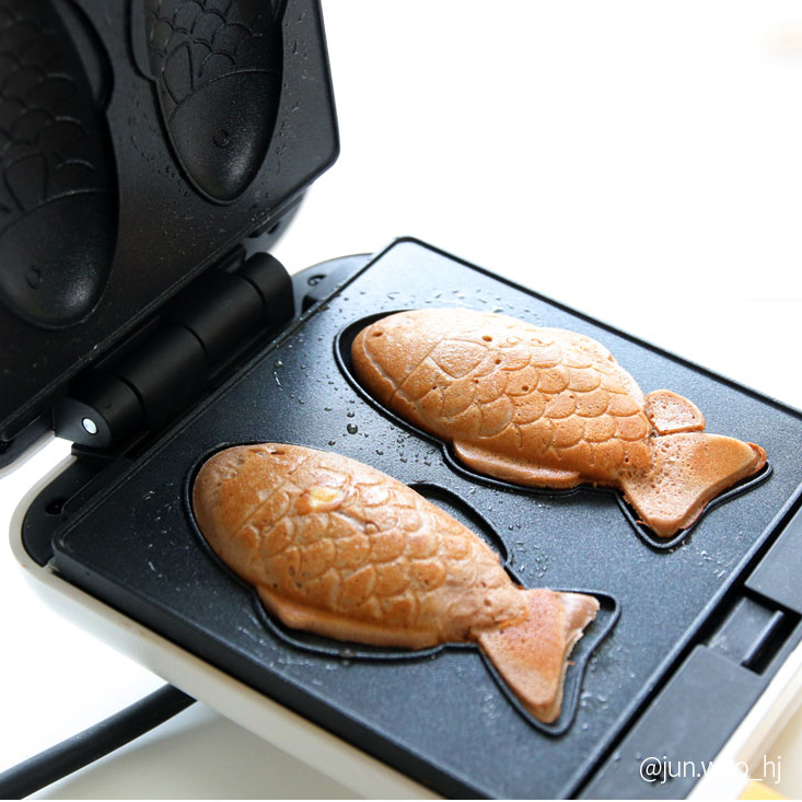 리큅 미니 샌드위치 와플기계 크로플 와플 메이커 DUCK LW-S1601