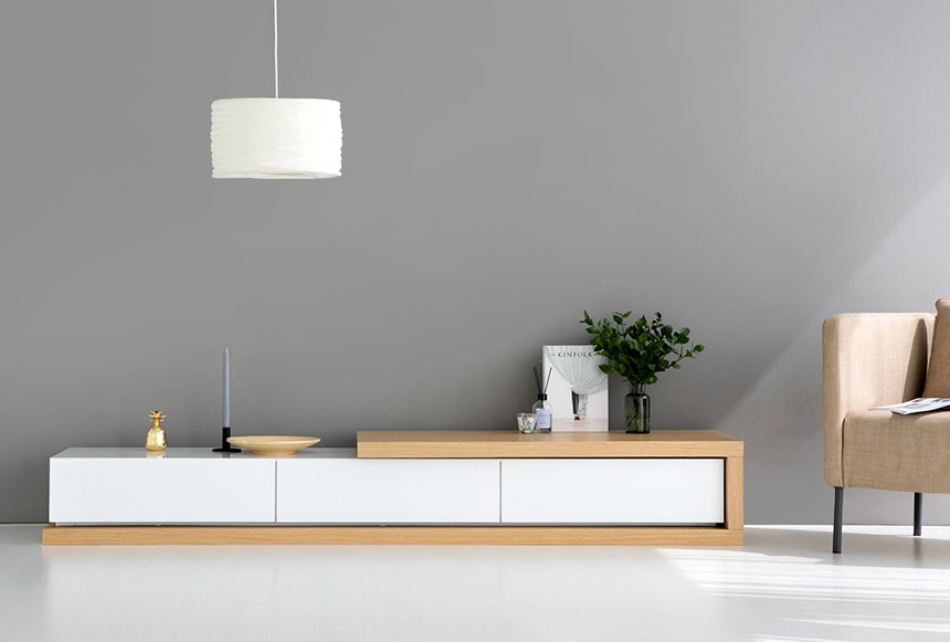 TV 다이 서랍장 북유럽 원목 모던 거실장 티비다이 선반 PEMBA스탠드