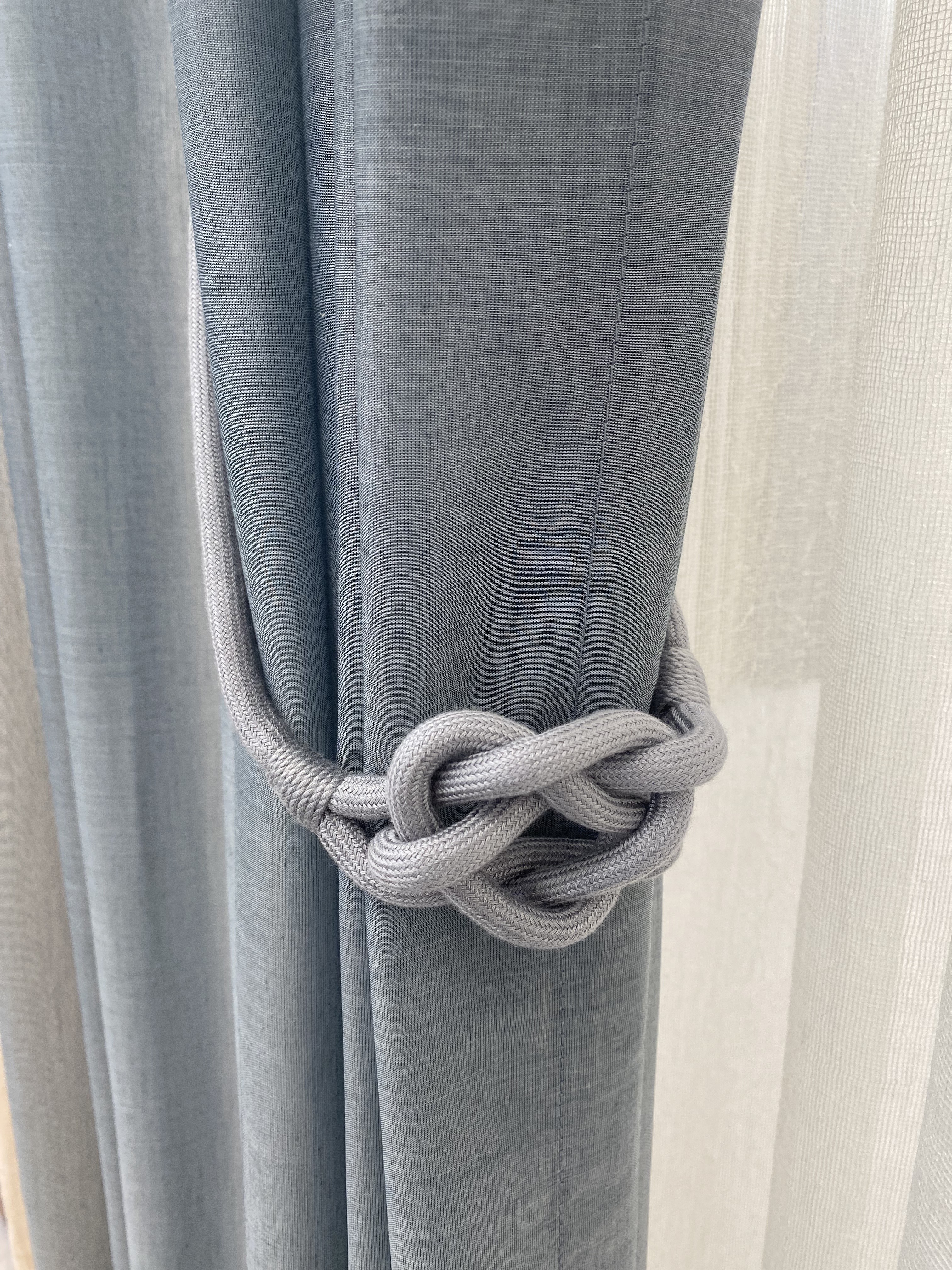 코지앳홈샵 - 매듭꼬임 자석 커튼타이백(3종컬러)1개