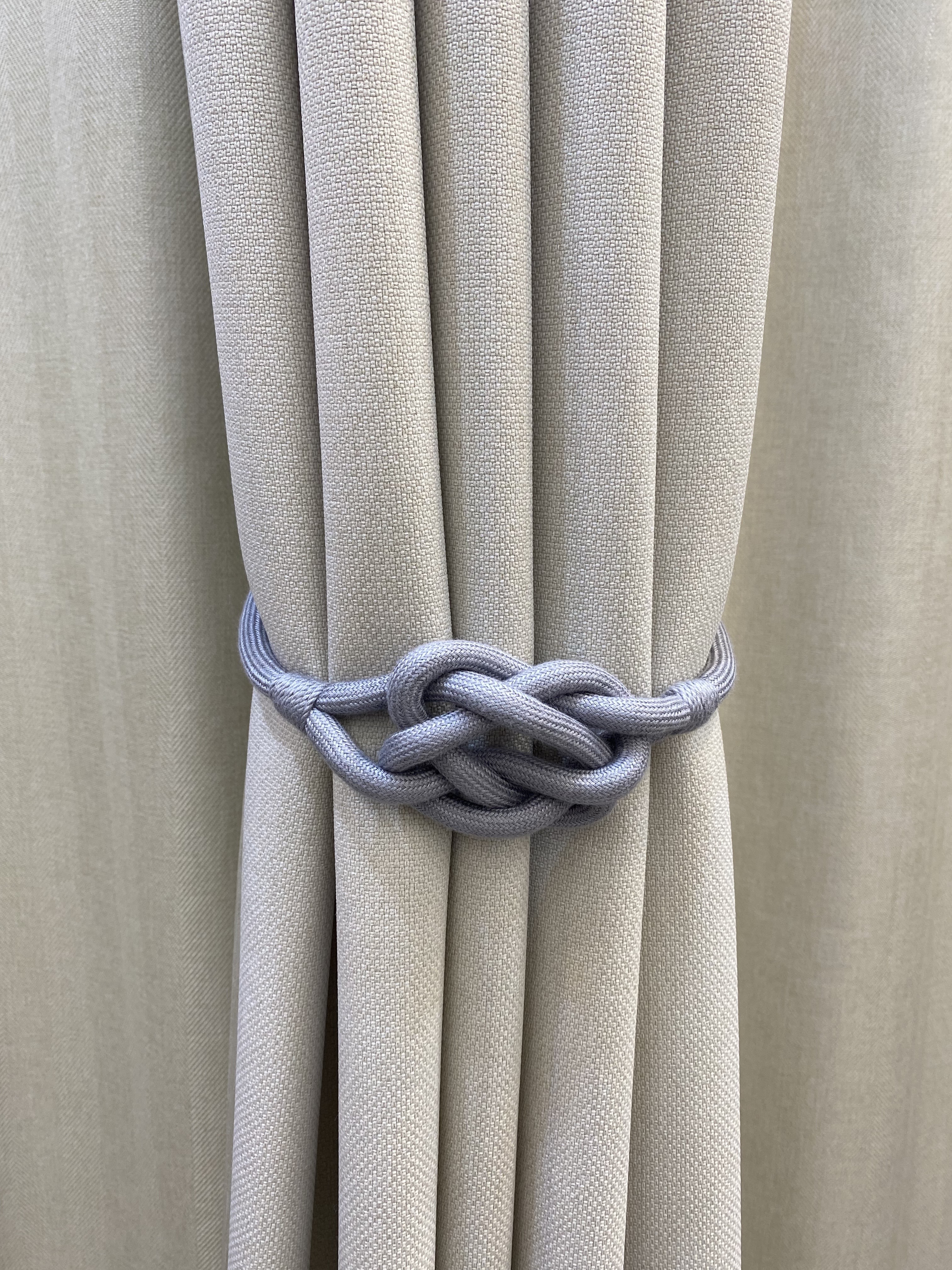 코지앳홈샵 - 매듭꼬임 자석 커튼타이백(3종컬러)1개