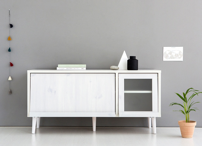 TV 다이 서랍장 북유럽 원목 모던 거실장 티비다이 선반 PEMBA스탠드