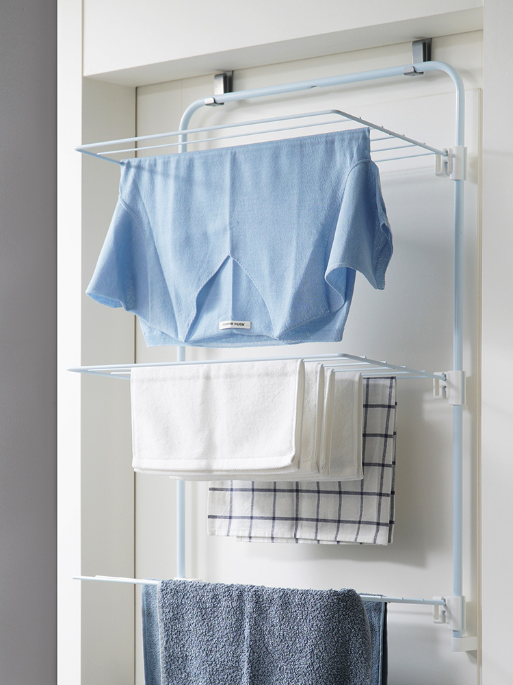 메탈텍스 공간활용 오버더도어 문걸이 빨래건조대
