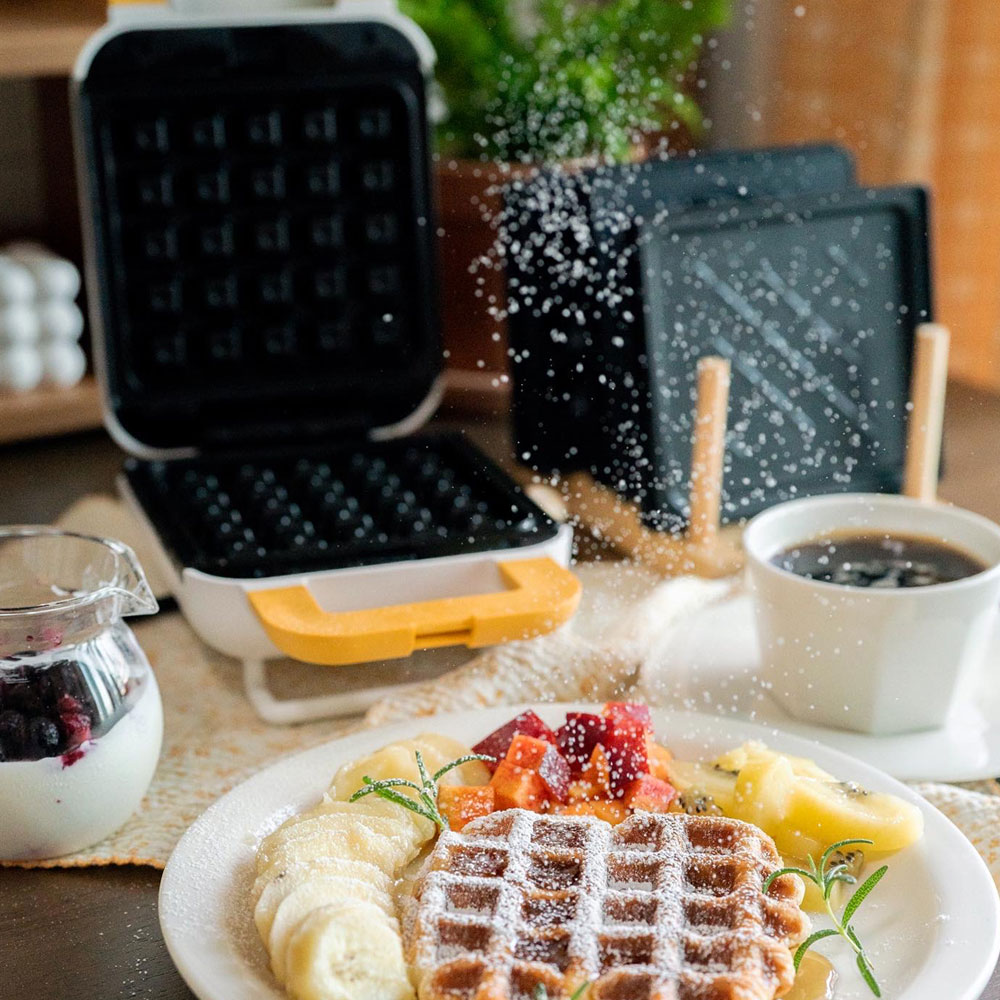 리큅 미니 샌드위치 와플기계 크로플 와플 메이커 DUCK LW-S1601