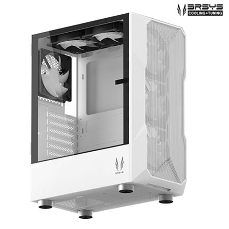 쓰리알 3RSYS R200 미들타워 PC 케이스 (화이트)