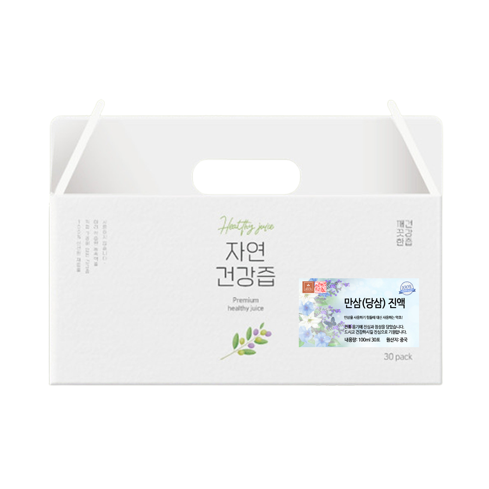 중국 만삼 당삼 즙 차 건강즙 액상차 진액 액기스 엑기스 100ml 30개입 - 상세 이미지 2
