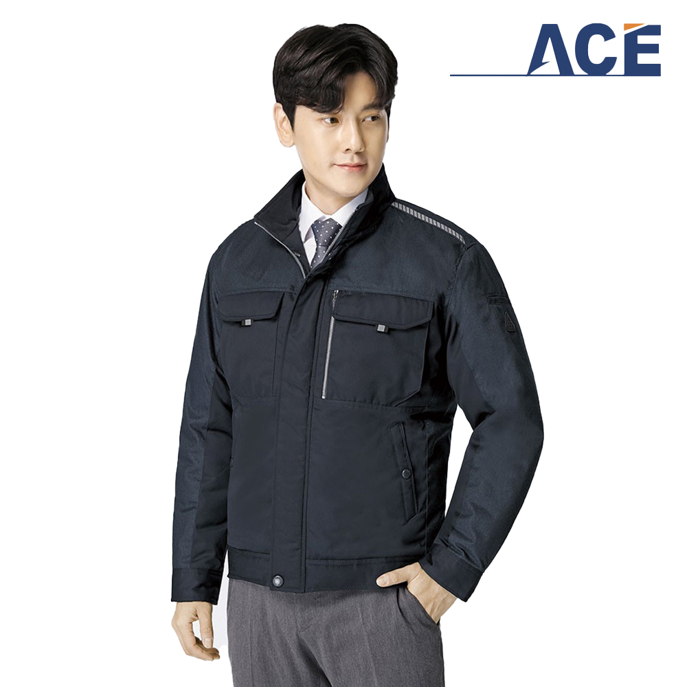 에이스 겨울 작업 회사 근무복 점퍼 작업복 잠바 ACE-917 - 상세 이미지 4