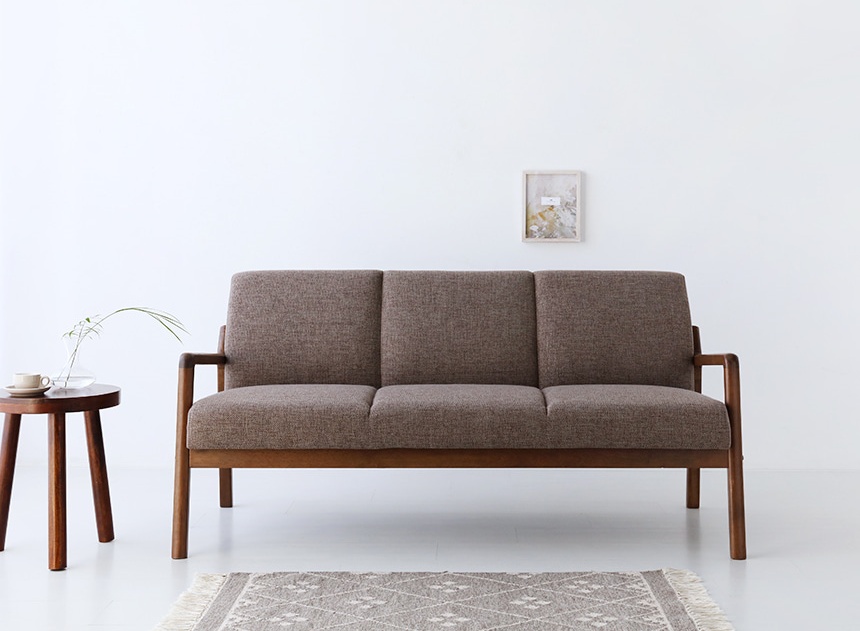 3인용 쇼파 패브릭 천 스웨이드 생활방수 3.5인용 마켓비 데니쉬 소파