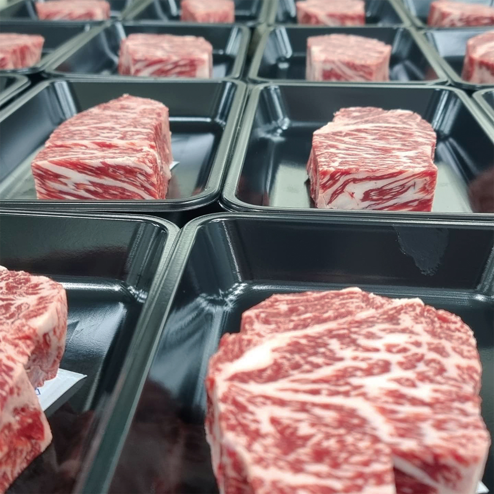 ++1 마장동 투뿔한우 꽃등심(립아이) 스테이크