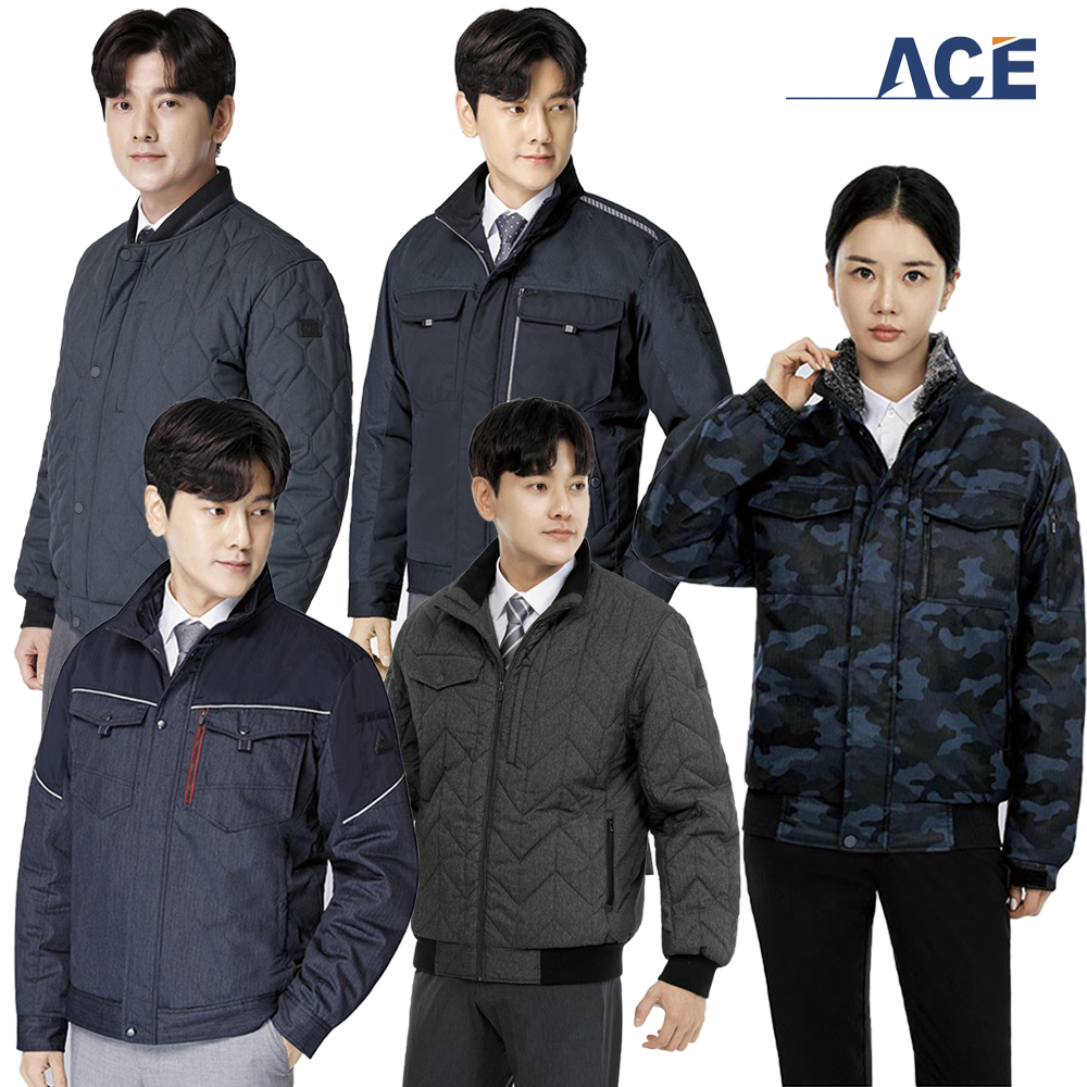 에이스 겨울 작업 회사 근무복 점퍼 작업복 잠바 ACE-917 - 상세 이미지 3