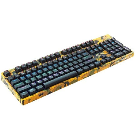 CJ ENM N ENTUS CJ ENM ENTUS K570G GENESIS CAMO 광축 게이밍 키보드 클릭 청축