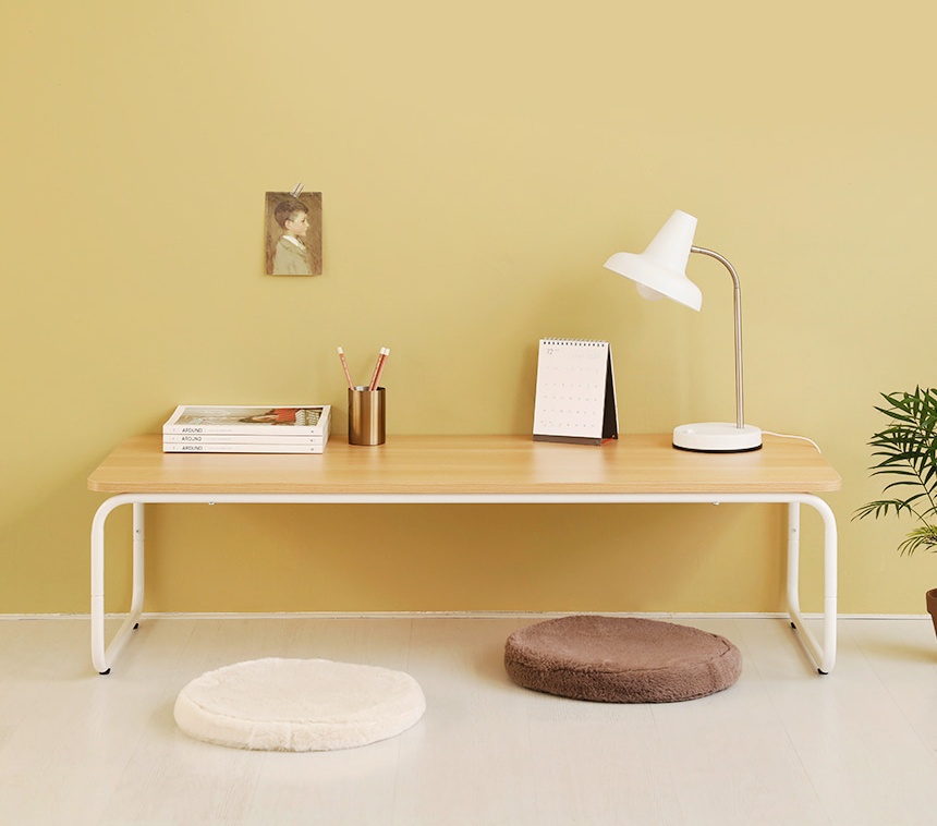 좌식 테이블 원목 거실 긴 소형 철제 원형 커피 티 좌탁 거실탁자 MONTAC