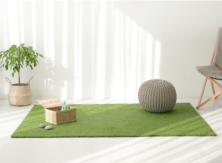 테라스 베란다 인조잔디 매트 마당 옥상 실내 셀프시공 POORUM HB35 140X200