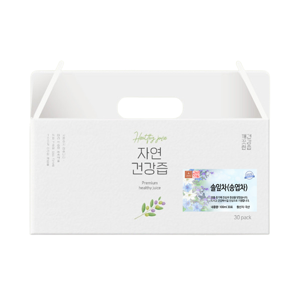 국산 솔잎 송엽 즙 차 건강즙 액상차 진액 액기스 엑기스 100ml 30개입 이미지 2