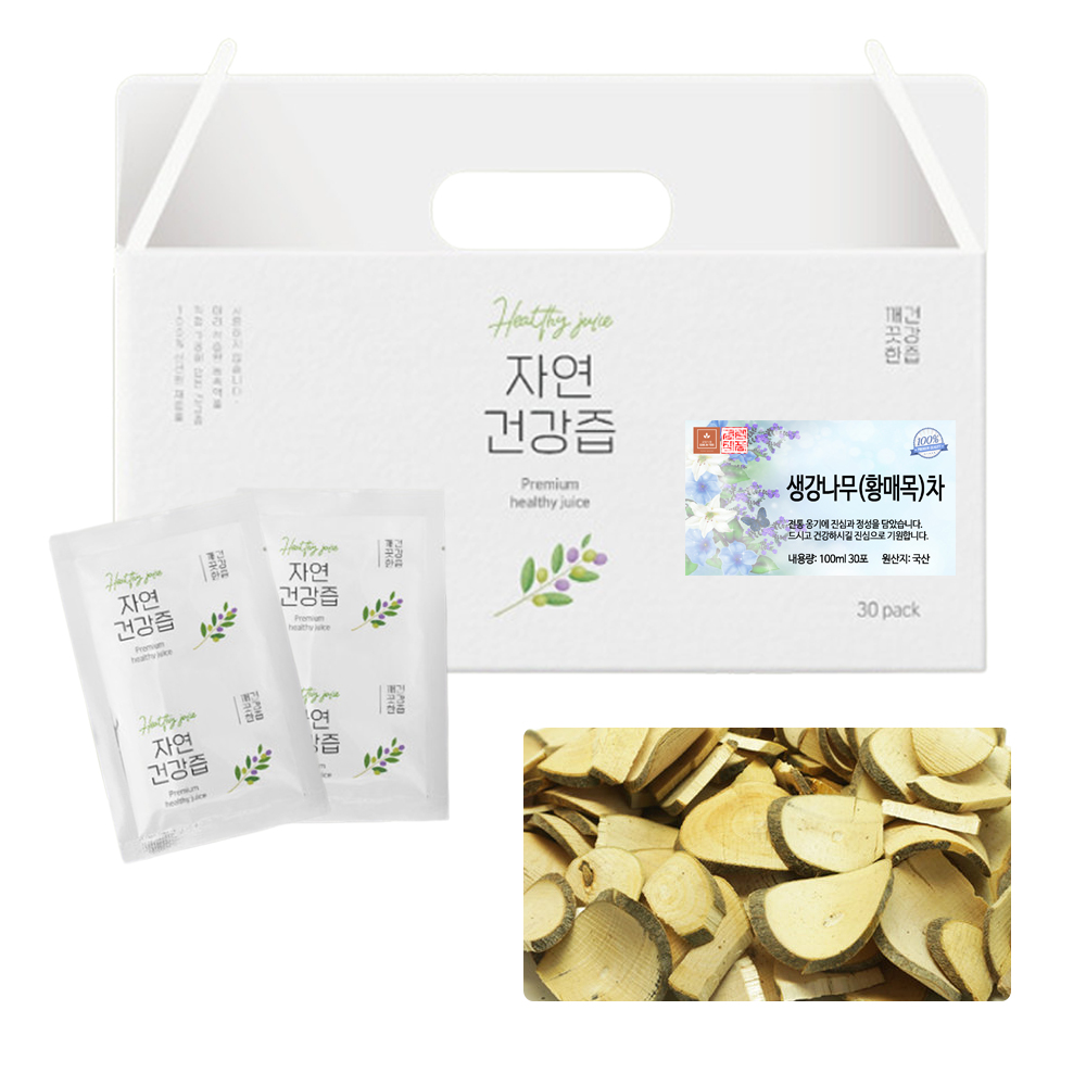 국산 생강나무 황매목 즙 차 건강즙 액상차 진액 액기스 엑기스 100ml 30개입