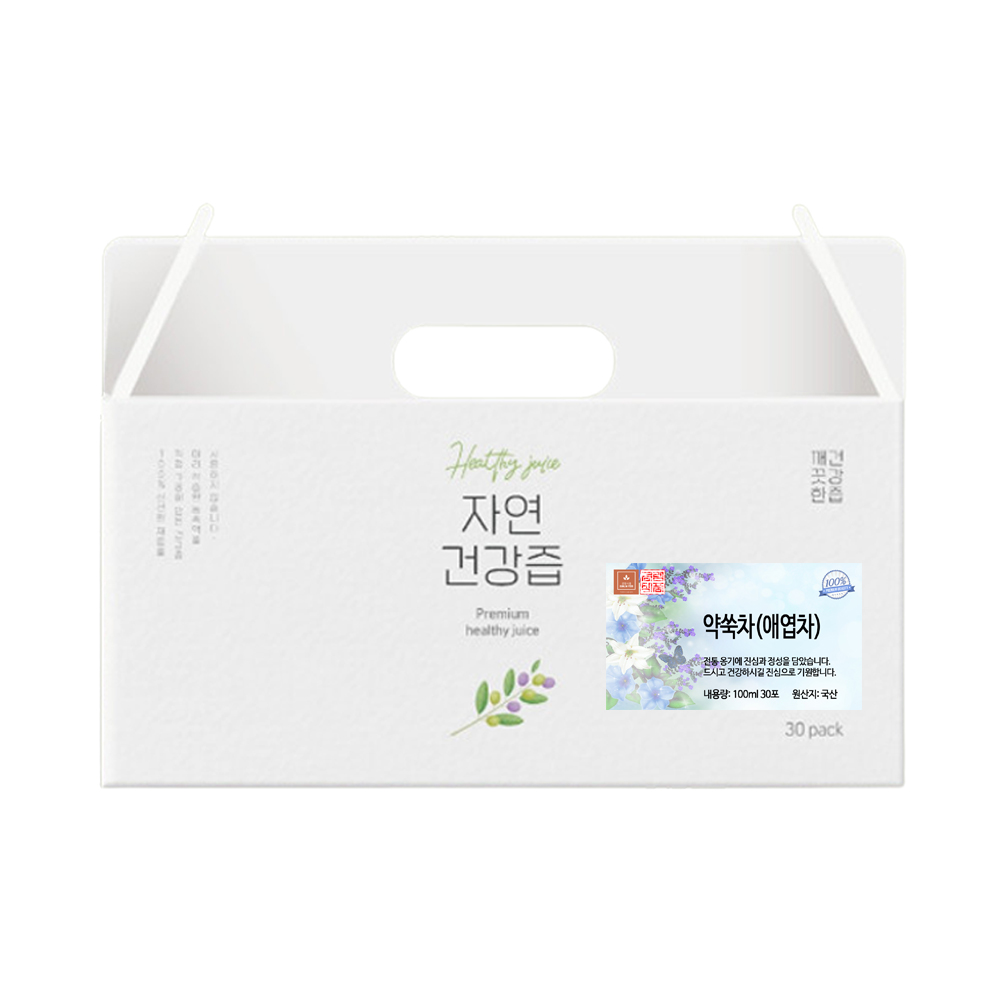 국산 약쑥 애엽 즙 차 건강즙 진액 액상차 엑기스 액기스 100ml 30개입 - 상세 이미지 2