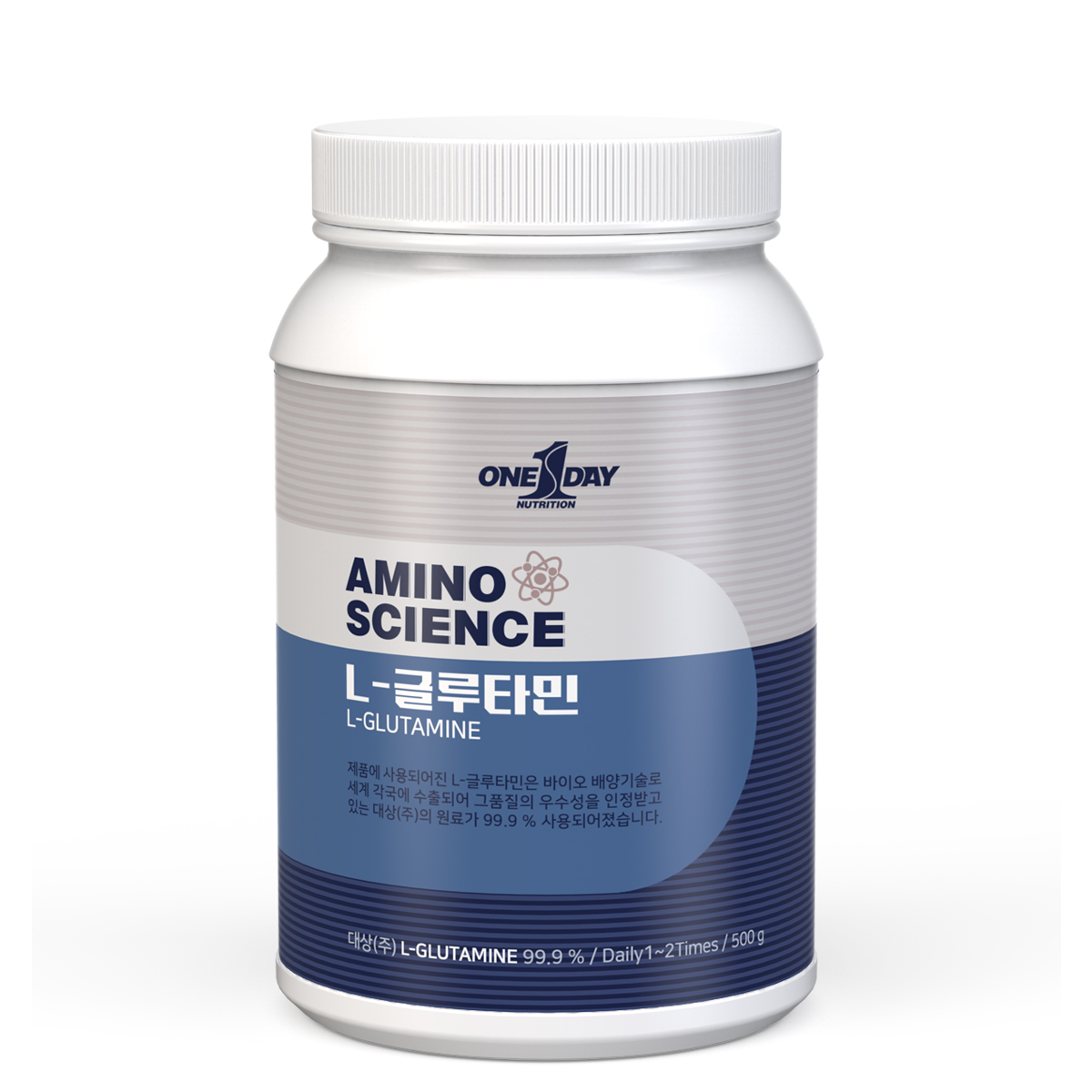 대상 엘 L-글루타민 아미노산 원재료 100% 사용, 단백질 헬스 보충제 500g - 상품 이미지
