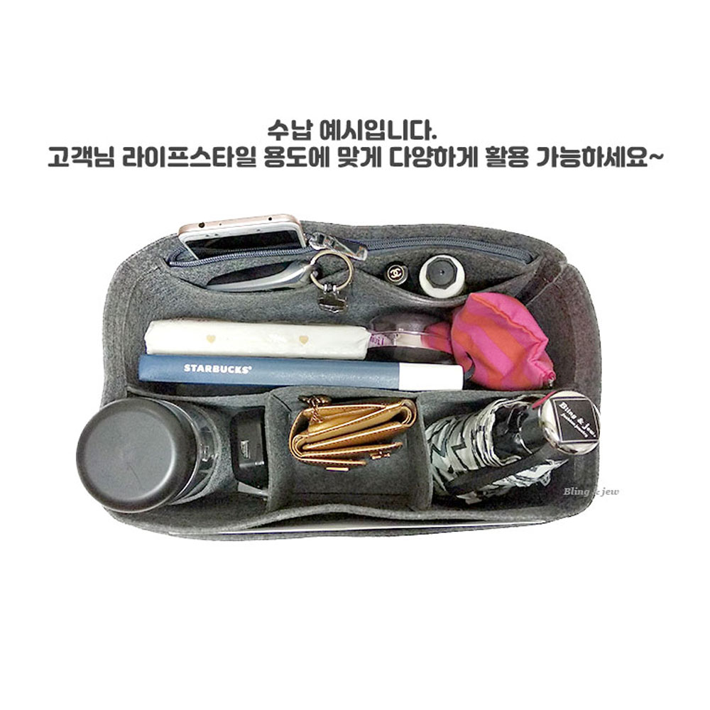 블링앤쥬 롱샴 이너백 르플리아쥬 호환 오리지널 L 라지 숄더백 백인백 이미지 4