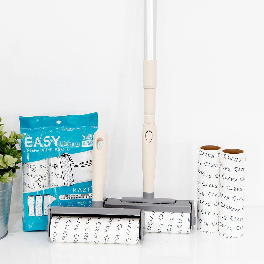 돌돌이 테이프크리너 본체+케이스+리필7개