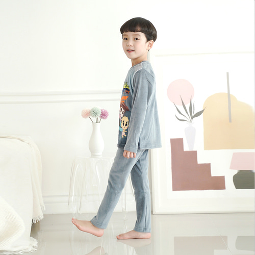 유아 남아 겨울 수면 밍크 잠옷 신비아파트 스페이스 - 상세 이미지 3