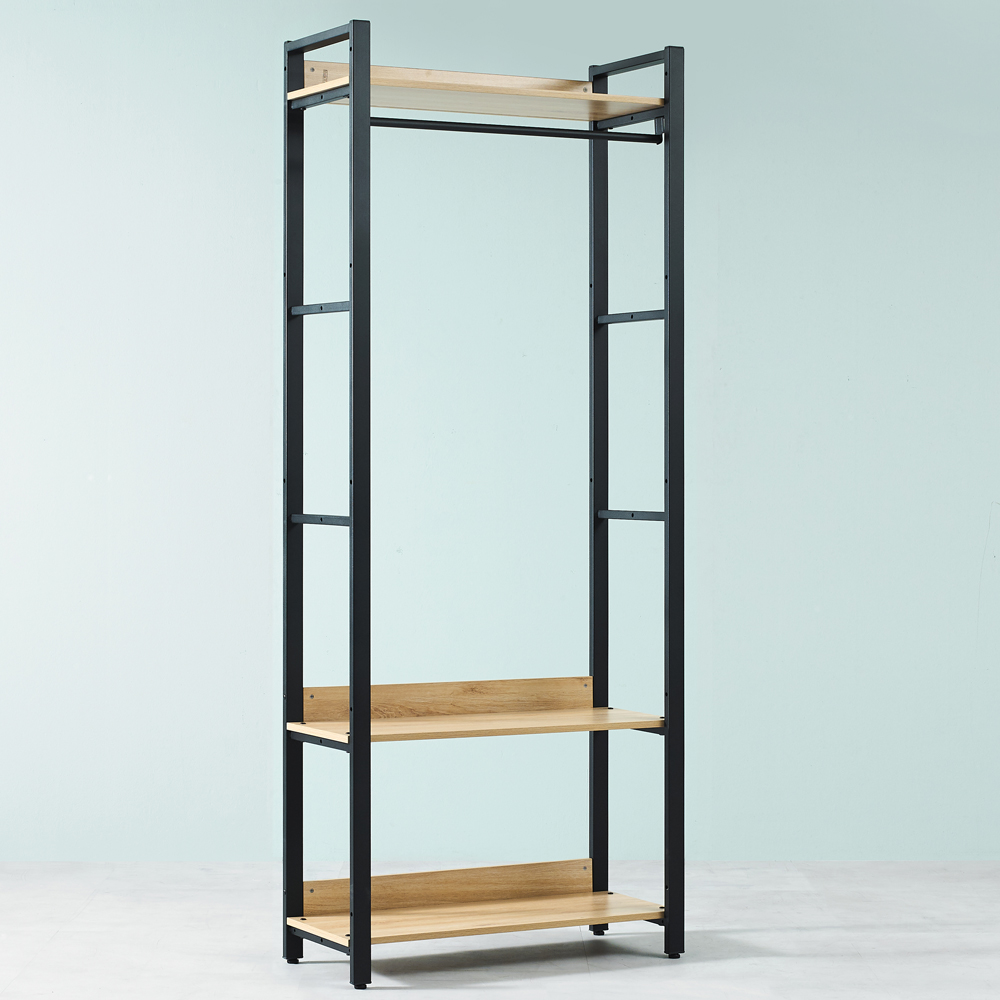 철제 드레스룸 시스템장 행거 1단 옷장 800