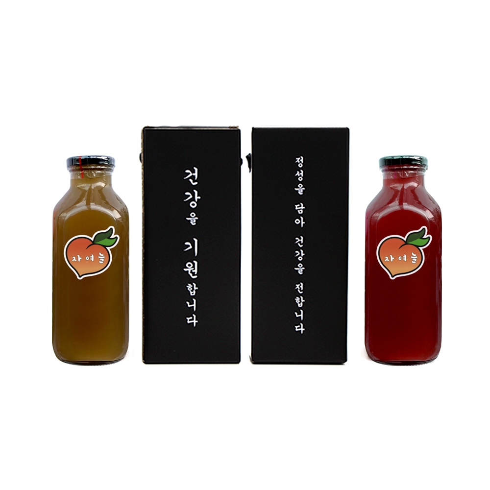 수제청 생강청(유기농) 오미자청(정백당) 2구 선물세트 전통차 명절 감사 효도 선물 - 상세 이미지 3