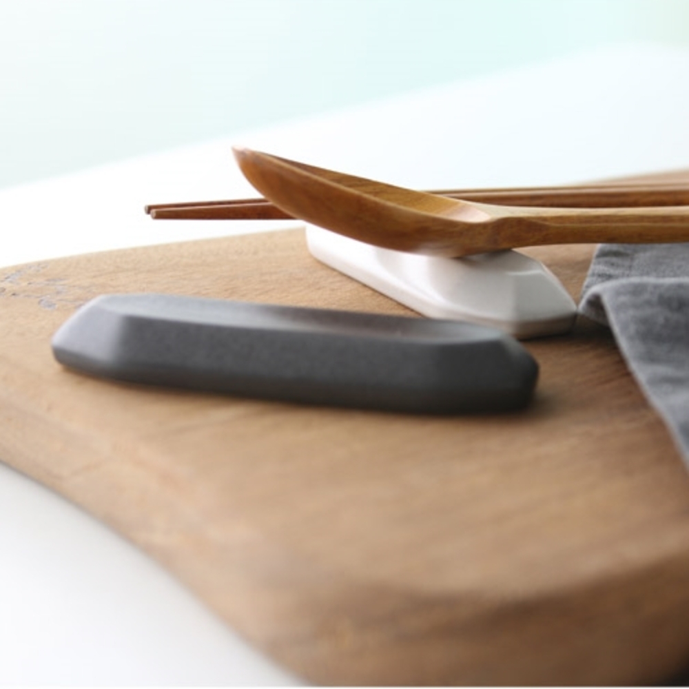 도자기 수저받침 한식 숟가락 젓가락 받침대 심플한 스푼 포크 거치대