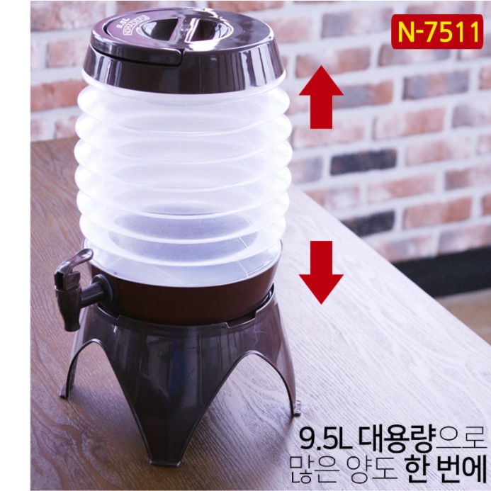 캠핑 식수통 캠핑용 물통 밸브 수도 자바라 정수물통 정수통 소형 물탱크 물말통 꼭지 달린 - 상세 이미지 5