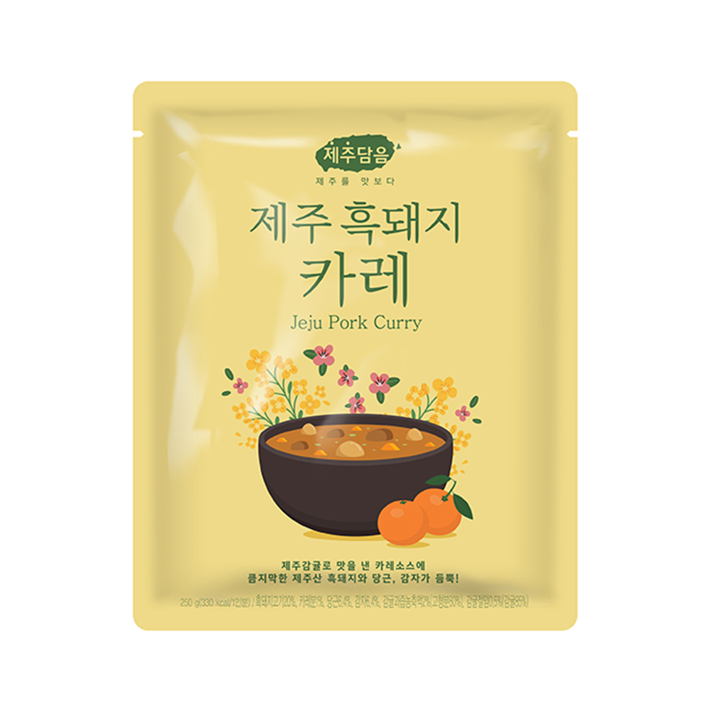 오뚜기 제주담음 제주 흑돼지 카레 250g