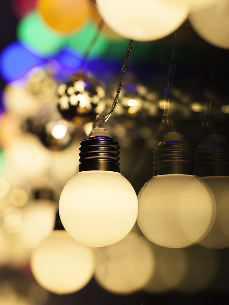 캠핑감성조명 캠핑전구 10구 큰앵두 LED 알전구 파티라이트