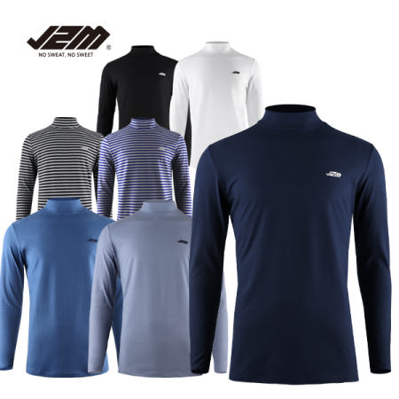 [시크릿딜] 제이투엠골프 핫세븐맨 방한 터틀넥 기모긴팔티셔츠_201M