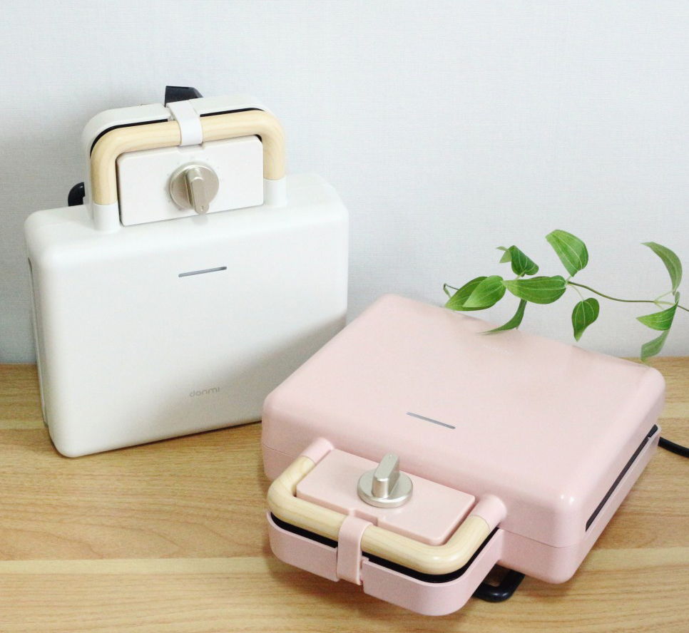 단미 와플 메이커 기계 크로플 샌드위치 붕어빵 파니니 2구 타이머 SAN02T