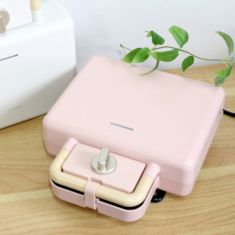 단미 와플 메이커 기계 크로플 샌드위치 붕어빵 파니니 2구 타이머 SAN02T