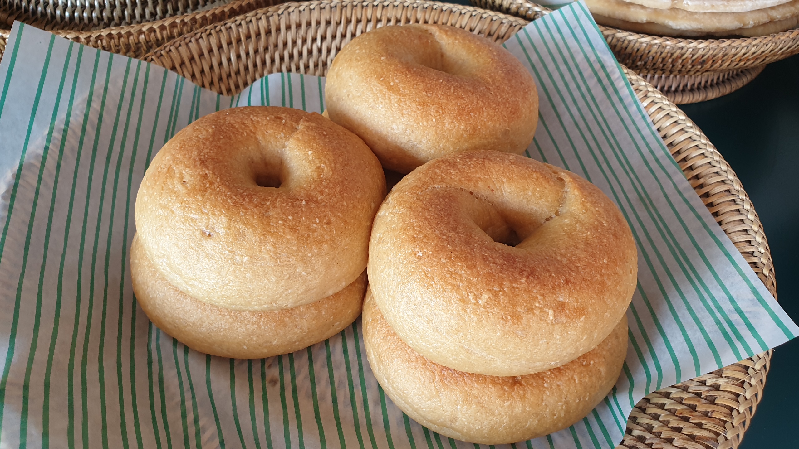 글루텐프리 쌀베이글, 베이글, 사워도우, 비건 현미 식사빵, 건강빵