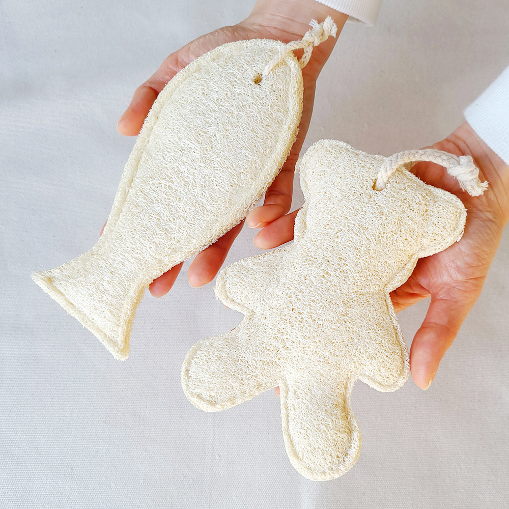 천연수세미 바디 스크럽 샤워스펀지 제로웨이스트 루파