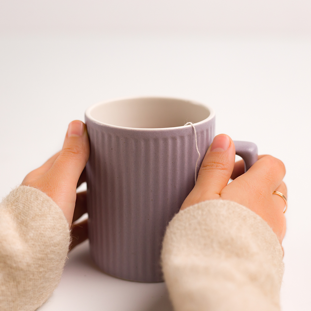 국산 플리츠 머그잔 도자기 머그컵세트 홈카페 뚜껑머그컵 물컵 350ml