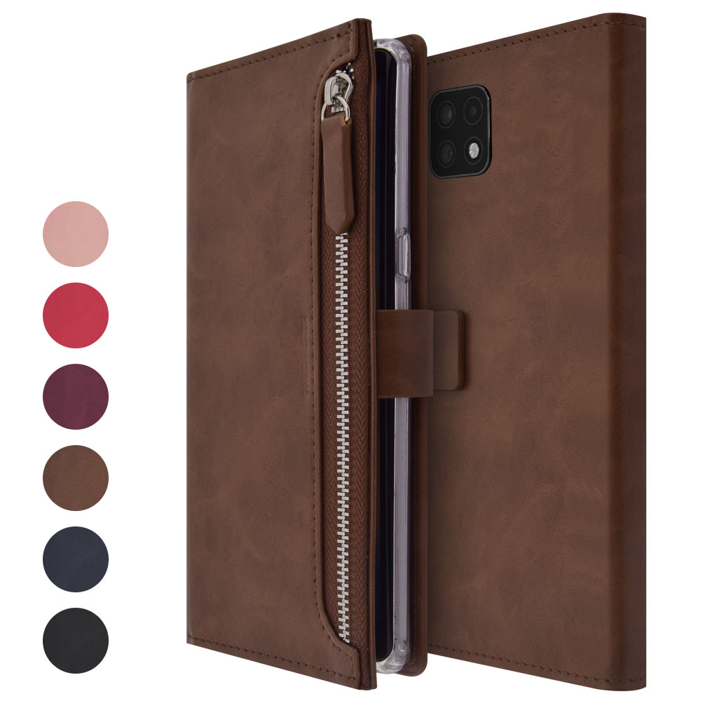 갤럭시 버디 지갑형 다이어리 휴대폰 케이스 와인 - 상세 이미지 2