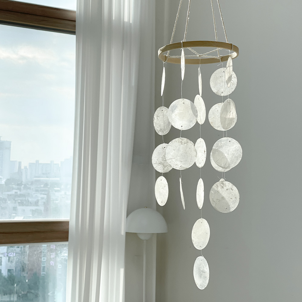 드림캐쳐 마크라메 썬캐쳐 썬라이트 빈티지 소품 인테리어 영롱 자개 모빌