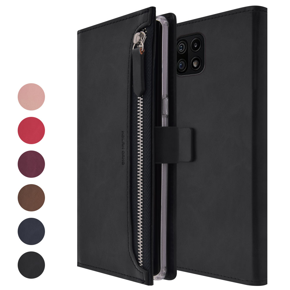 갤럭시 와이드 5 지갑형 다이어리 휴대폰 케이스 브라운 - 상세 이미지 2