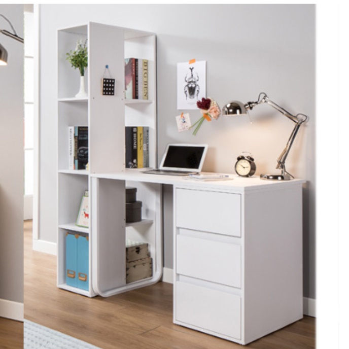 디자인책장 좁은 높은 코너 책장 작은 시스템 맞춤 - 상세 이미지 4