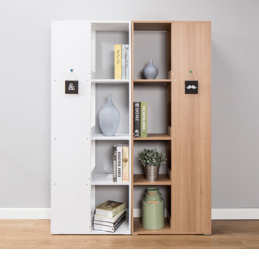 디자인책장 좁은 높은 코너 책장 작은 시스템 맞춤 - 상세 이미지 2
