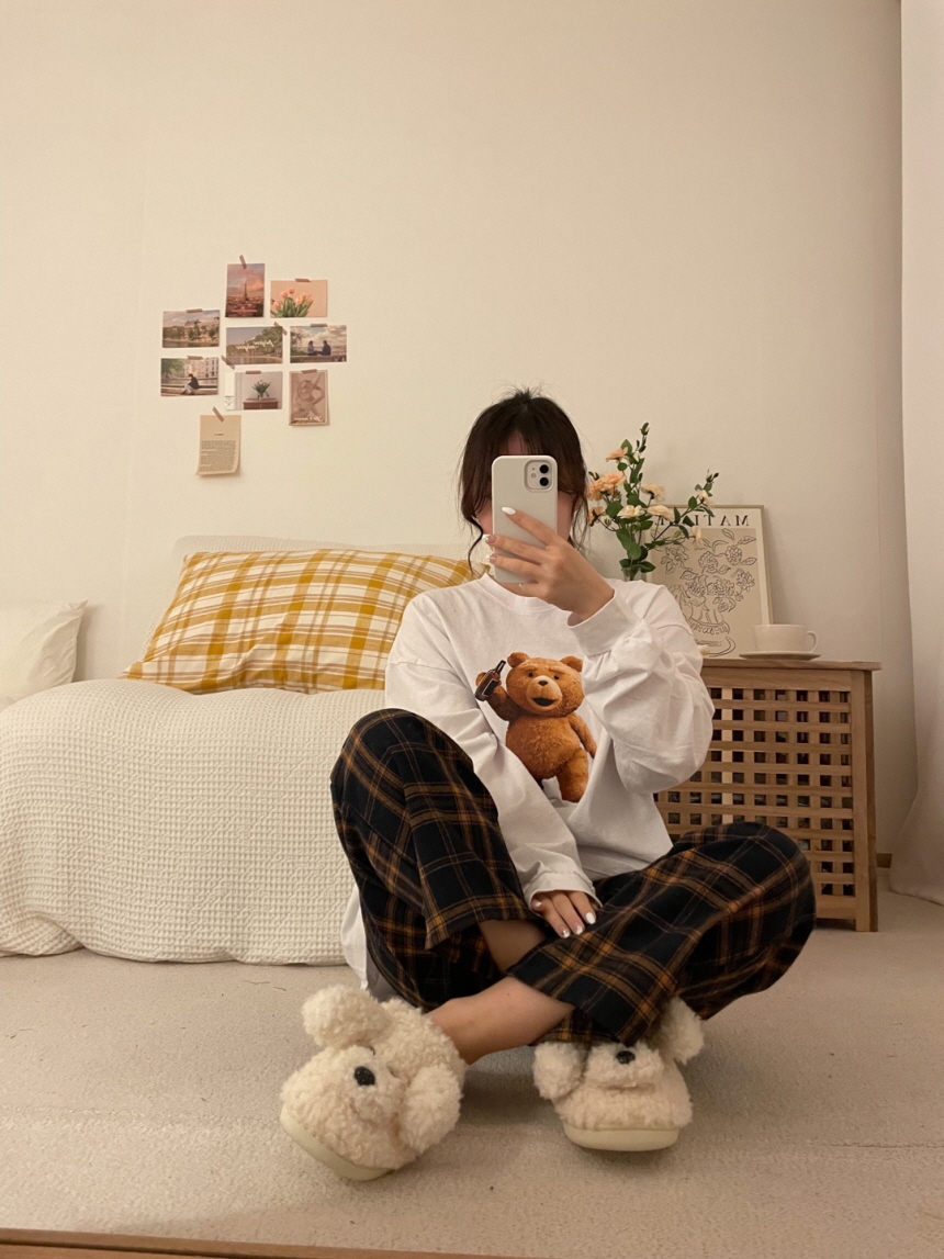 커플 긴팔 티셔츠 루즈핏 티셔츠 데일리 패션 파토리 테드곰 티셔츠 구매팁