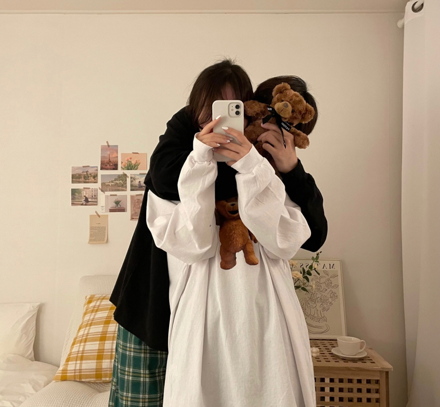 커플 긴팔 티셔츠 루즈핏 티셔츠 데일리 패션 파토리 테드곰 티셔츠 구매팁