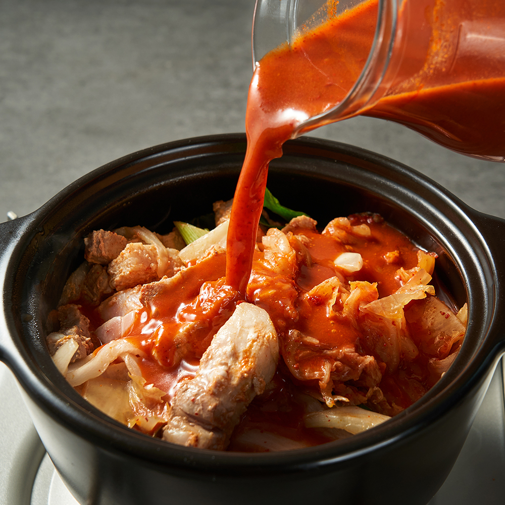 김치찌개 삼겹살묵은지 865g 2인분 밀키트 - 상세 이미지 5