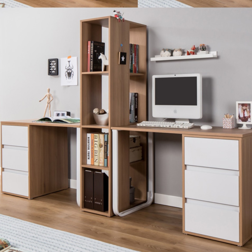 디자인책장 좁은 높은 코너 책장 작은 시스템 맞춤 - 상세 이미지 3