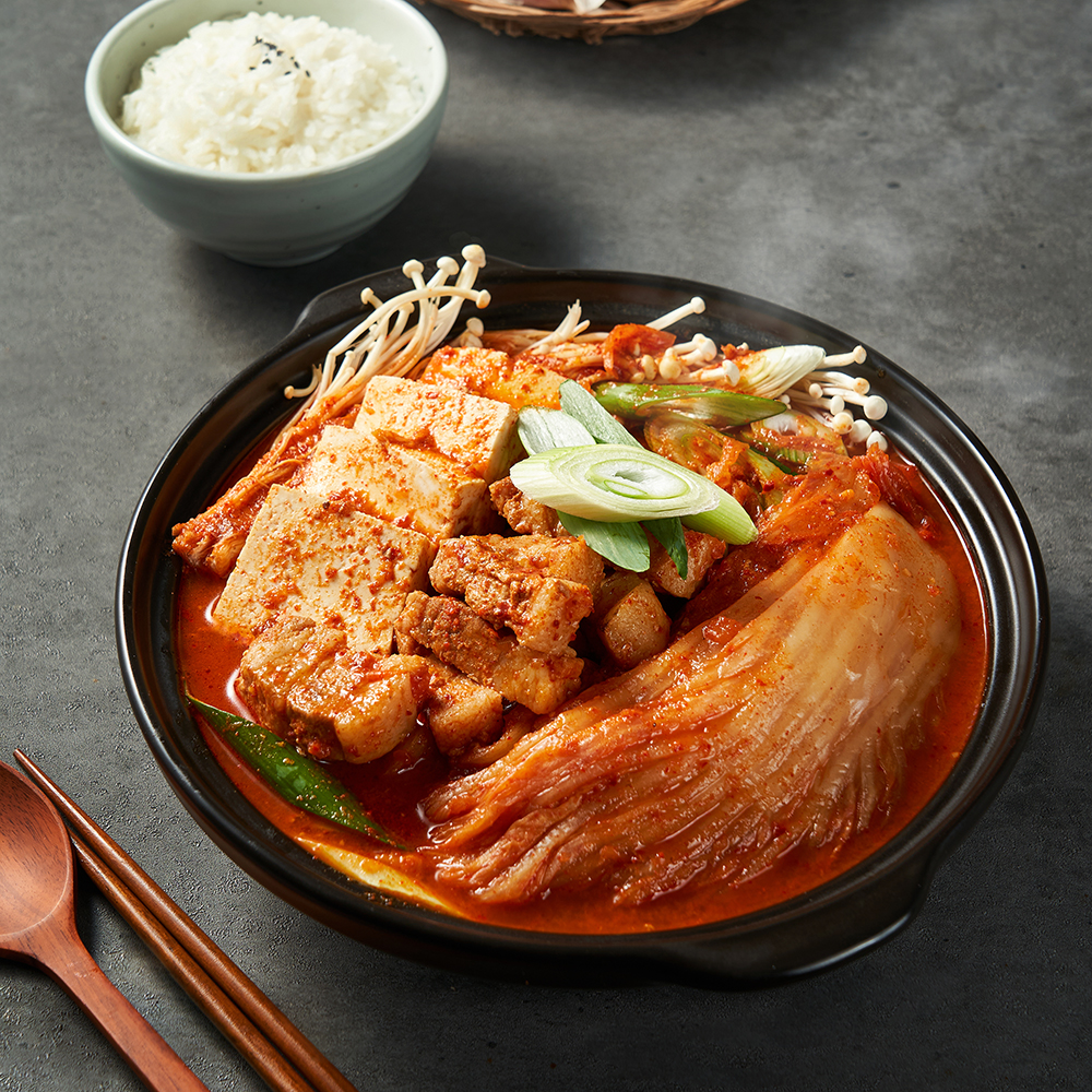 김치찌개 삼겹살묵은지 865g 2인분 밀키트 - 상세 이미지 2